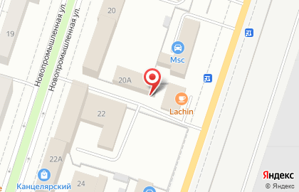 Центр таможенного оформления Браско на Новопромышленной улице на карте