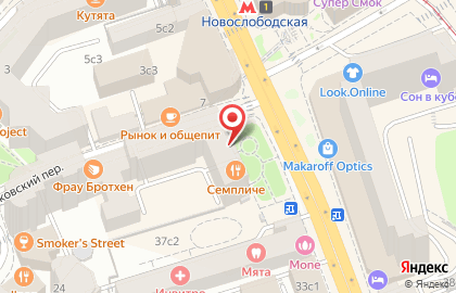 Ломбард Gold Center на Долгоруковской улице на карте