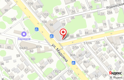 Параллель в Ростове-на-Дону на карте