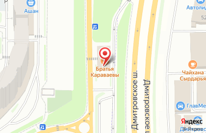 Ресторан быстрого питания МагБургер в Долгопрудном на карте
