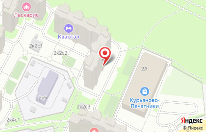 Район Печатники Общественный пункт охраны порядка Юго-Восточного административного округа на карте