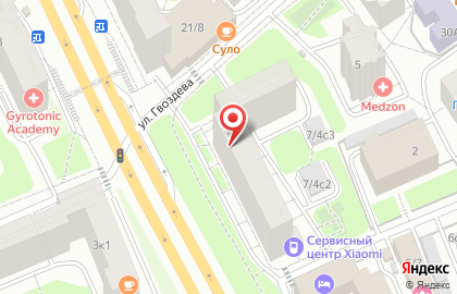 СберБанк на улице Гвоздева на карте