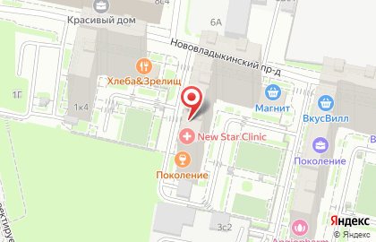 Медицинский центр М-медик в Нововладыкинском проезде на карте