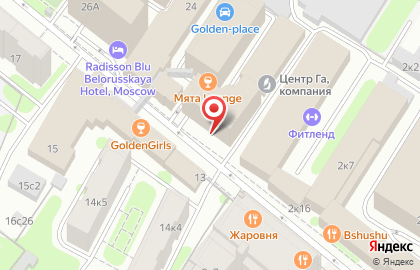 Московский Английский клуб на 3-й улице Ямского Поля на карте