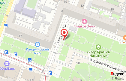 Магазин колбасных изделий в Фрунзенском районе на карте