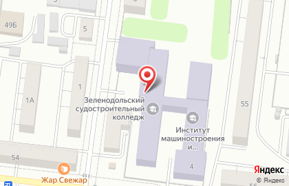 Зеленодольский институт машиностроения и информационных технологий, КНИТУ-КАИ на карте