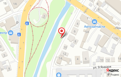 Рынок строительных материалов в Железнодорожном округе на карте