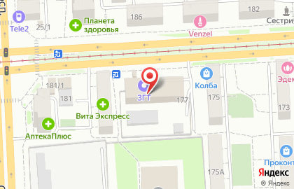 Автошкола Автокласс в Калининском районе на карте