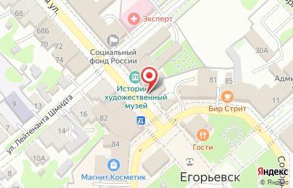 Окна Аттик в Егорьевске на карте