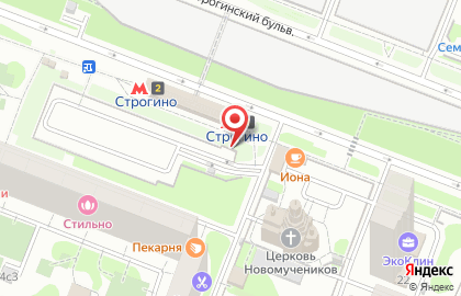 Компания Московский паркинг на Строгинском бульваре на карте