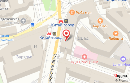 Акционерный коммерческий банк Металлинвестбанк на Славянской площади на карте