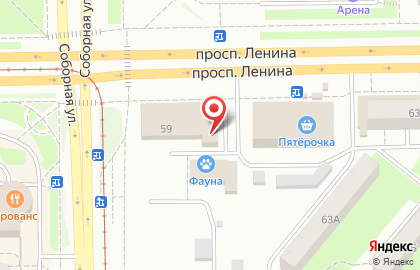 Автомагазин Автомасла на проспекте Ленина на карте
