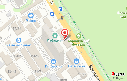 Автосервис на Бородинской в Краснодаре на карте