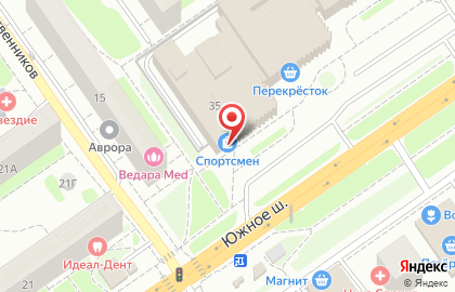 Спортивный магазин Спортсмен в Автозаводском районе на карте