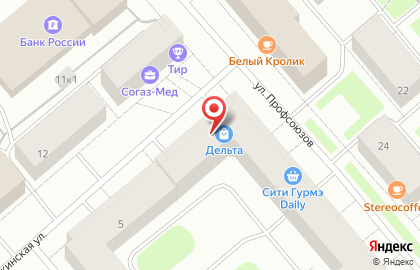 ТЦ Дельта на карте