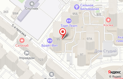 Секция каратэ для детей в Октябрьском районе на карте