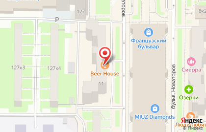 Банкомат Росбанк на метро Ленинский проспект на карте