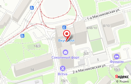 Барбершоп BRITVA на Преображенской площади на карте