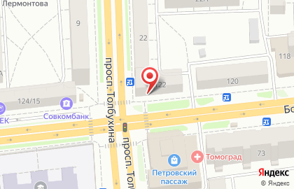 Зоомагазин Счастливый Питомец на Большой Октябрьской улице на карте