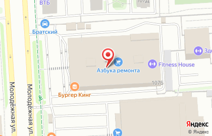 Мебельный салон Альбина на Молодёжной улице на карте