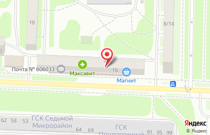 Банкомат Волго-Вятский банк Сбербанка России на Пушкинской улице на карте