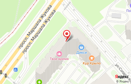 Полежаевский парк, ЗАО Монолит-Кировстрой на карте