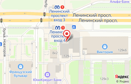 Терминал СберБанк на Ленинском проспекте на карте