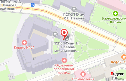 Медицинское училище, ПСПбГМУ им. академика И.П. Павлова на карте