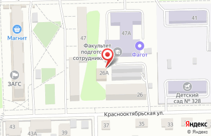 Русская баня на Краснооктябрьской улице на карте