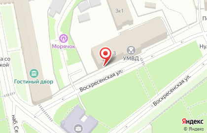 Управление МВД России по Архангельской области в Архангельске на карте