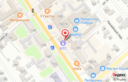 Чебуречная №1 на Первомайской улице на карте