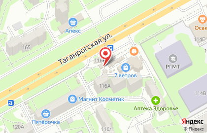 Магазин сладостей Лакомка на Таганрогской улице на карте