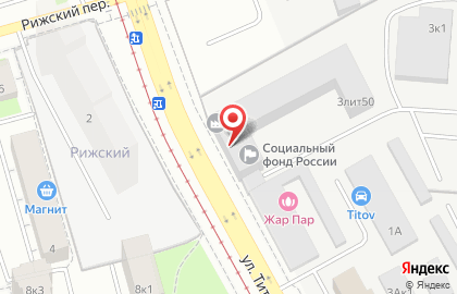 Интернет-магазин Mila на улице Титова на карте