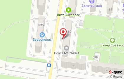 Продуктовый магазин Вик на Минской улице на карте