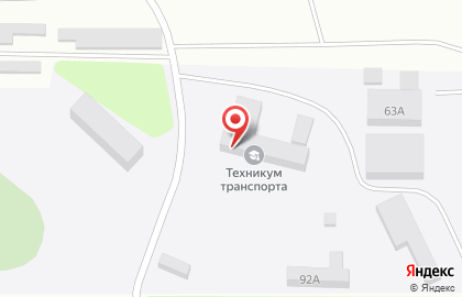 Техникум транспорта им. Героя России С.А. Солнечникова в Орске на карте