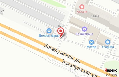 Тюменский завод фасадного декора на Закалужской улице на карте
