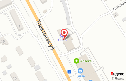 Автосервис Караван на Трактовой улице на карте