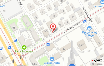 Русское Радио, FM 103.0 на улице Тимирязева на карте