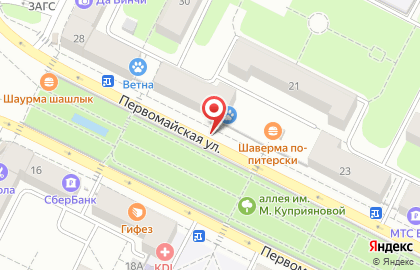 Магазин косметики и товаров для дома Улыбка радуги в Орджоникидзевском районе на карте