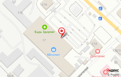 Компания по продаже аксессуаров мир Антенн на улице Строителей на карте