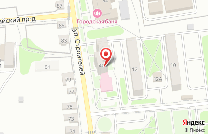 Магазин разливного пива Варница на улице Строителей на карте