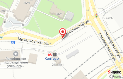 Ремонт кондиционеров в Коптево на карте