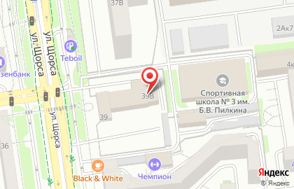 Пожарно-спасательная часть №2 на улице Щорса на карте