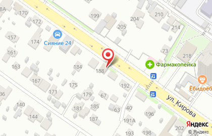 Федеральная сеть автомагазинов МаслоМаркет в Октябрьском районе на карте