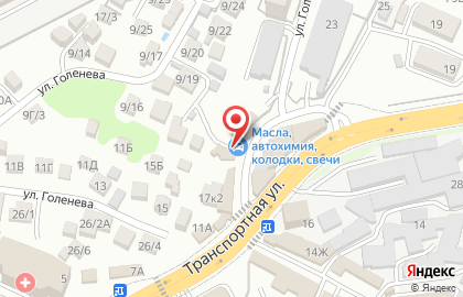 ООО Мелит на улице Голенева на карте