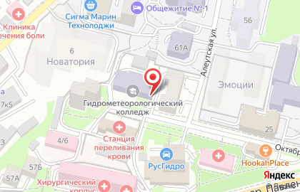 Столовая по-домашнему на Октябрьской улице на карте