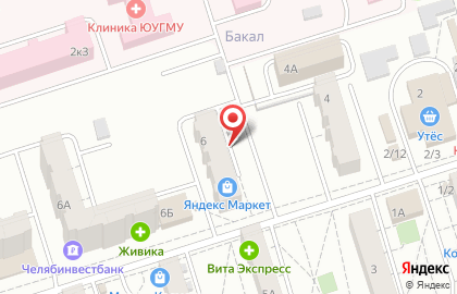 Интернет провайдер Ростелеком для дома в г. Челябинск на карте