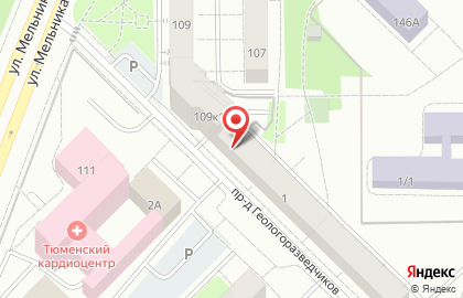 Салон красоты Притяжение на улице Мельникайте на карте