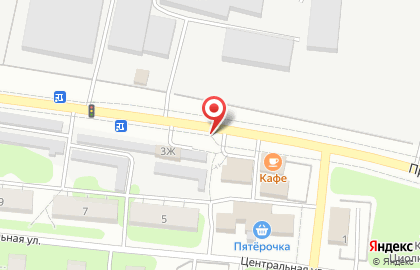 Магазин Мясная лавка на Центральной улице на карте