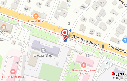Фотон на Ангарской улице на карте